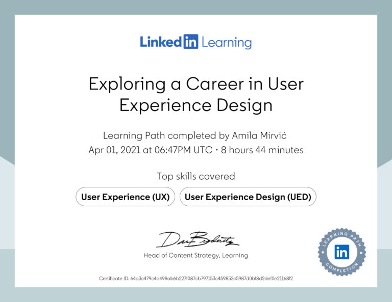 CertificateOfCompletion_Exploring a Career in User Experience Design